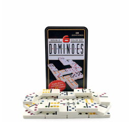 DOMINO DE OSSO 10MM C/28 PÇS NA LATA MR447